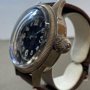 ●【MH-7062】海軍天測時計 レプリカ クオーツ式 空兵 第三六一三號 メンズ 腕時計 稼働品【レターパックプラス可】の画像2