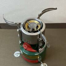 【MH-7103】未使用品 未点火 Coleman コールマン 538-700 G.I.POCKET STOVE ガソリンストーブ ケース付属_画像7