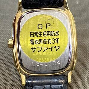 ●【MH-7011】中古現状品 WALTHAM ウォルサム 32530.52 レディース 腕時計 クオーツ ゴールド文字盤 ベルト純正 不動品の画像9
