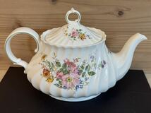 ☆ROYAL DOULTON ロイヤルドルトン ARCADIA アルカディア☆H4802☆ティーポット 花柄 フラワーブーケ 茶器 ポット 西洋陶磁 アンティーク☆_画像2