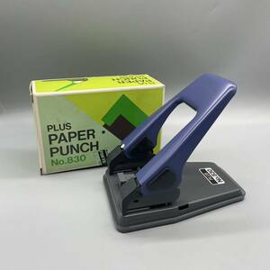 * paper punch *PLUS PAPER PUNCH No.830* drilling punch 