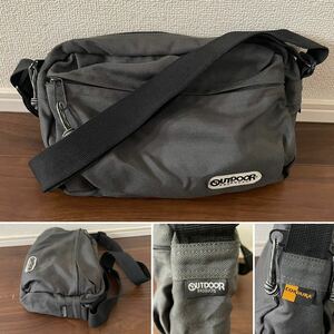 ☆OUTDOOR PRODUCTS アウトドア☆ショルダーバッグ☆斜めがけ☆グレー☆