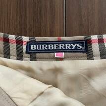 ☆BURBERRYS バーバリー☆レディース☆スカート☆ウールスカート☆ウール 毛100%☆ノバチェック☆ベージュ☆サイズ表記なし_画像5