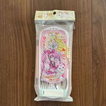 ☆未開封品☆スイートプリキュア☆プッシュトリオ☆トリオセット☆はし16.5㎝/スプーン/フォーク☆ケース185×85㎜☆こども用_画像1