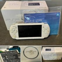 ☆SONY ソニー☆PSP / PlayStation Portable プレイステーションポータブル ☆パールホワイト☆ジャンク☆PSP3000☆_画像1