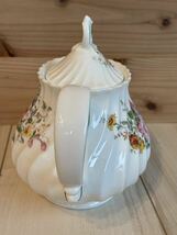 ☆ROYAL DOULTON ロイヤルドルトン ARCADIA アルカディア☆H4802☆ティーポット 花柄 フラワーブーケ 茶器 ポット 西洋陶磁 アンティーク☆_画像3