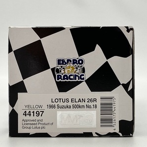 未使用【絶版】EBBRO エブロ 1/43 LOTUS ELAN 26R 1966 Suzuka 500㎞ No.18 ロータス エラン 鈴鹿 滝進太郎【44197】の画像10