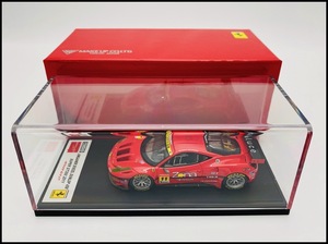 未使用【絶版】MAKE UP　EBBRO　エブロ　1/43　JIMGAINER DIXCEL DUNLOP 458 GT2 SGT300 2011 No.11　ジムゲイナー　フェラーリ 【44678】