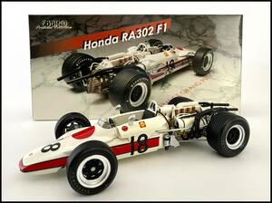 未使用【絶版】EBBRO　エブロ　1/20　Honda RA302 F1 1968 France Grand Prix　ホンダ　フランス　グランプリ　【22007】