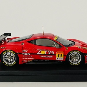 未使用【絶版】MAKE UP EBBRO エブロ 1/43 JIMGAINER DIXCEL DUNLOP 458 GT2 SGT300 2011 No.11 ジムゲイナー フェラーリ 【44678】の画像5