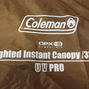 8AS629 Coleman コールマン CPX6LEDライト内臓インスタントキャノピー330 ブラウン系 330×330 の画像2