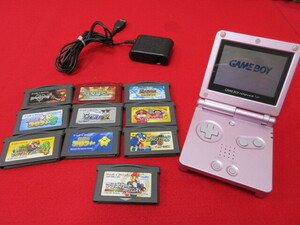 6M6864 Nintendo nintendo Game Boy Advance SP AGS-001+ soft 10ps.@ legend start fi-3/ Pocket Monster ruby / legend. start .-