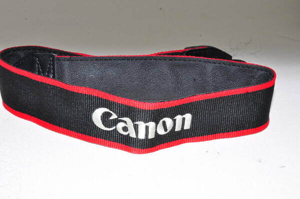 【送料無料】CANON キャノン ストラップ EOS70D 幅約3.9ｃｍ　黒赤色 ♯K87