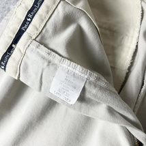 90s POLO RALPH LAUREN 2タック コットン チノ パンツ 32 32 / 90年代 オールド ポロ ラルフローレン チノパン ポロチノ ANDREW_画像5