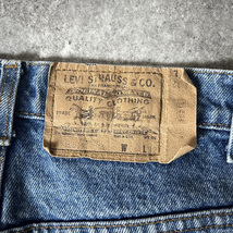 80s USA製 Levis 509 0214 デニム パンツ 34 32 / 80年代 アメリカ製 リーバイス ビンテージ ジーンズ ジーパン スリム_画像9