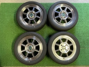 美品 STF1450 ほぼ新品LT付 軽バン 軽トラ N-VAN ハヤシレーシング 14×5J ET＋42 PCD100 4H ヨコハマ パラダ PA03 165/55R14C 95/93N