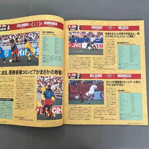 ワールドサッカーグラフィック8月号◎1994年8月12日発行◎ワールドカップUSA'94◎USA◎W杯◎予選リーグ◎試合結果の画像8