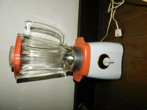 TOSHIBA Toshiba mixer MX-7 shape made in Japan Showa Retro orange . white Vintage interior .