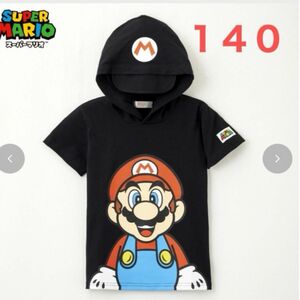 新品未使用　１４０㎝　スーパーマリオ　なりきり　Tシャツ　半袖　黒