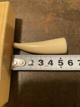 鯨歯パイプ 鯨歯 喫煙具 パイプ 約5.5cm 約14.5g_画像5