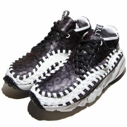 NIKE AIR FOOTSCAPE WOVEN CHUKKA BLACK LEOPARD MITA SNEAKERS 28.5cm ナイキ フットスケープ レオパード ミタスニーカーズ US10.5