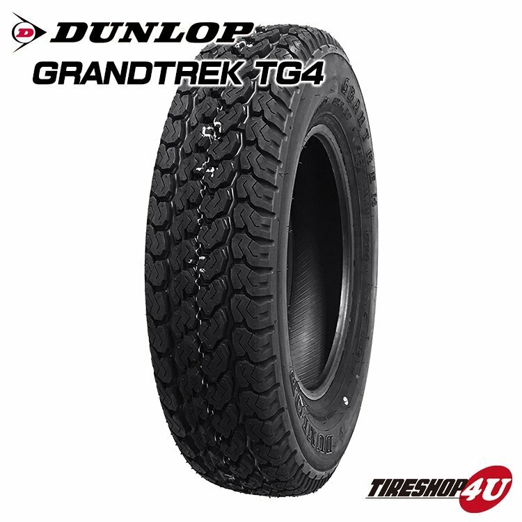 2024年製 DUNLOP GRANDTREK TG4 145R12 145-12 6PR ダンロップ グランドトレック 軽トラック 軽バン 6プライ相当 4本送料税込16,799円～