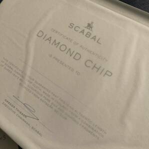 [ハリウッドセレブ御用達！]SCABAL DIAMOND CHIP Super 150’s & シルク & ダイヤモンドフラグメント 仕立生地 アイアンブルー 無地 3.5mの画像6