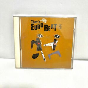 That’s EURO BEAT vol26 CD ユーロビート