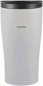 HARIO(ハリオ) タンブラー グレー 300ml HARIO フタ付き保温タンブラー ステンレス プレゼント ギフト 贈り物 