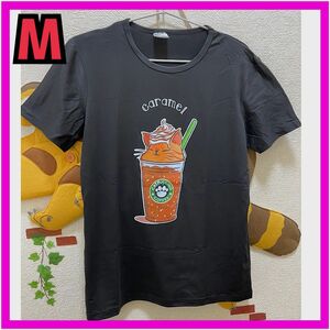 キャラクター　半袖プリント　Tシャツ　黒　Mサイズ　女性　夏服　新品　未使用品