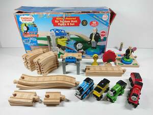  wooden Thomas the Tank Engine electric to-ma Stop ham hat . set pa-si-je-ms attaching 
