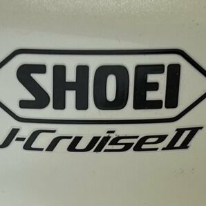 【中古品】SHOEI J-CruiseⅡ Ｌサイズ ルミナスホワイト ショーエイ ジェイクルーズ２の画像4