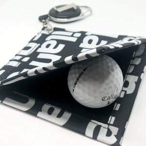 [ new goods ] Golf * ball ..* hanging towel * cleaner *BLACK*