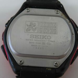 7003/mk/03.25 ◆SEIKO セイコー 東京マラソン2012 QZ クォーツ S670-00A0 メンズ腕時計 純正ベルト 動作品（92109）の画像6