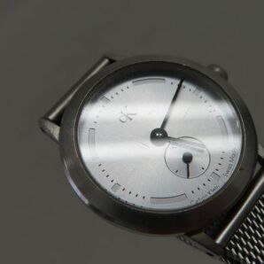 9119/dt/04.05 Calvin Klein カルバン・クライン CK レディース腕時計 K3331 メッシュシルバーの画像10