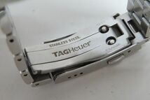 9105/ms/04.15 TAG HEUER タグホイヤー アクアレーサー デイト WAF1414 レディース クオーツ 動作品_画像8