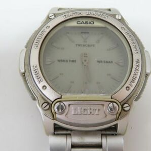 1201/ti/04.17 CASIO カシオ DATA BANK データバンク TWINCEPT ツインセプト ABX-60 クオーツ 腕時計の画像1