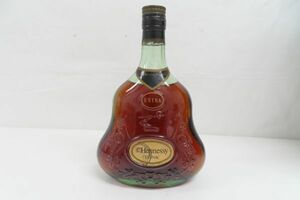 1133/cr/04.19 【古酒/未開栓】ブランデー JASヘネシー エクストラ 金キャップ グリーン 700ml 40%