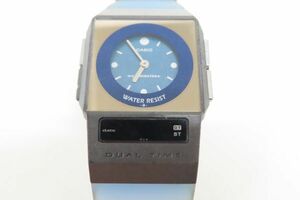 1222/ka/03.27 CASIO カシオ　FS-01　ペラ フィルムウォッチ　DUAL TIME 動作未確認（92198）