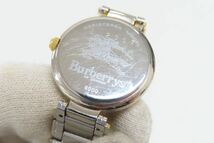 1145/ka/04.22 バーバリー BURBERRY MODEL 8000 クォーツ 腕時計 レディース ウォッチ ホワイト文字盤 動作未確認_画像9