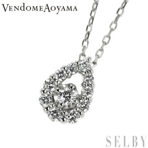  Vendome Aoyama Pt бриллиант подвеска колье последний лот 6 неделя SELBY