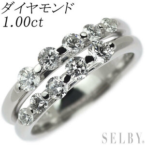 Pt900 ダイヤモンド リング 1.00ct 最終 出品6週目 SELBY