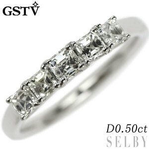 GSTV Pt950 ダイヤモンド リング 0.50ct 出品4週目 SELBY