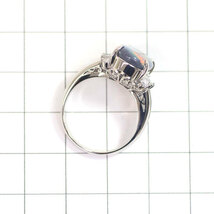 Pt900 ブラックオパール ダイヤモンド リング 4.29ct D0.42ct 出品3週目 SELBY_画像3