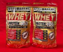 WHEY　PROTEIN　100　ホエイプロテイン100　378g（約18日分）×2袋　ココア味　パシフィック薬品　（YB）_画像1