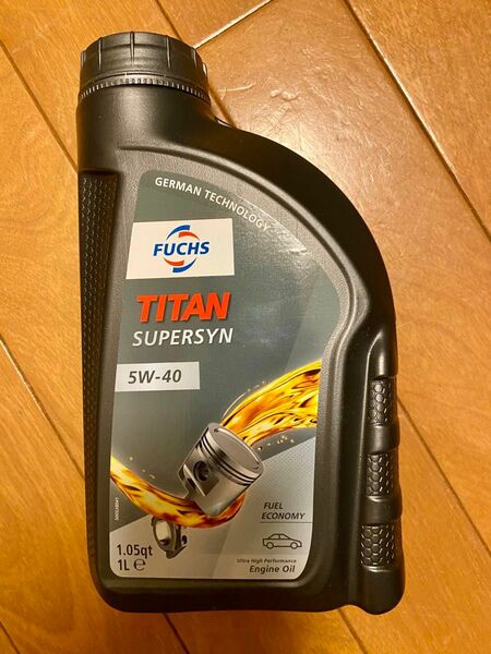 【値下げ】FUCHS TITAN supersyn SAE 5W-40 1Lの５本セット