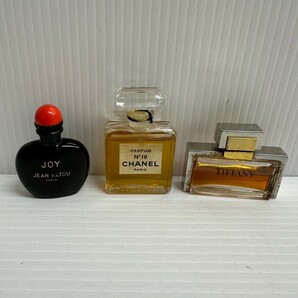 NA★1円〜 中古品 おまとめ3点 シャネル N゜19 CHANEL 香水 14ml TIFFANY ティファニー 7.5ml ジャンパトゥ ジョイ パルファム 7mlの画像1