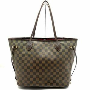 仙11 Louis Vuitton N51105 ダミエ ネヴァーフル MM トートバッグ エベヌ ブラウン系 ルイヴィトン 手提げ 鞄の画像2