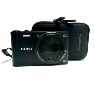 仙103 SONY Cyber-Shot DSC-WX350 デジカメ コンデジ コンパクトデジタルカメラ ブラック ソニー サイバーショット ケース付