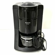 仙5 Panasonic NC-A55P-K 沸騰浄水 コーヒーメーカー ブラック 容量5カップ ドリップ式 2009年製 パナソニック 元箱 説明書付き 珈琲_画像2